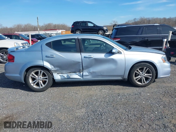 2013 Dodge Avenger SXT with VIN 1C3CDZCB5DN544333, listed as a IAAI auction lot 41655816 with 95,894 mi miles and . Bid and sale history available at carsss.com. Image 13.