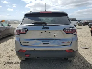 2019 Jeep Compass Trailhawk with VIN 3C4NJDDB3KT785383, listed as a Copart auction lot 53398135 with 83,498 mi miles and Salvage Title. Bid and sale history available at carsss.com. Image 6.