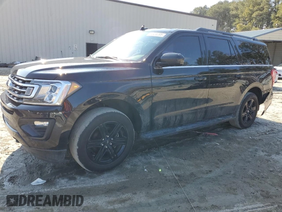 2021 Ford Expedition Max XLT with VIN 1FMJK1JT5MEA75357, listed as a Copart auction lot 44400205 with 146,235 mi miles and Salvage Title. Bid and sale history available at DreamBid. Image 1.