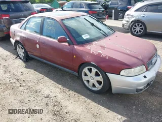 1998 Audi A4 with VIN WAUCB28D8WA163067, listed as a IAAI auction lot 42304652 with Not provided miles and . Bid and sale history available at DreamBid. Image 1.