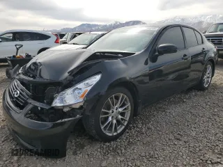 2008 Infiniti G35 Sedan Journey with VIN JNKBV61E58M203797, listed as a Copart auction lot 47280315 with 130,915 mi miles and Salvage Title. Bid and sale history available at carsss.com. Image 1.