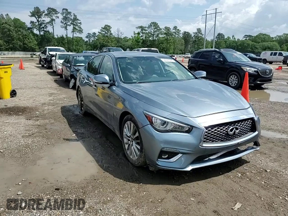 2020 Infiniti Q50 Luxe z VIN JN1EV7AP0LM207550, wystawiony jako Copart lot #54561625 z przebiegiem 103 591 mil mil oraz Szkoda całkowita • Salvage title. Historia ofert i sprzedaży dostępna na DreamBid. Obrazek 13.