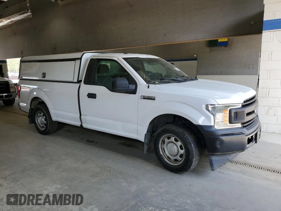 2018 Ford F-150 XL with VIN 1FTMF1CB2JKD73257, listed as a Copart auction lot 53339675 with 128,726 mi miles and Clean Title. Bid and sale history available at carsss.com. Image 4.