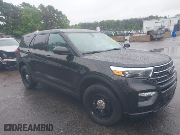 2021 Ford Police Interceptor Utility z VIN 1FM5K8AB0MGB24809, wystawiony jako IAAI lot #42341896 z przebiegiem 98 134 mil mil oraz . Historia ofert i sprzedaży dostępna na DreamBid. Obrazek 1.