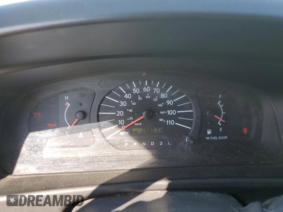 2000 Toyota Sienna CE with VIN 4T3GF19C4YU278505, listed as a Copart auction lot 44378515 with 208,571 mi miles and Salvage Title. Bid and sale history available at carsss.com. Image 9.