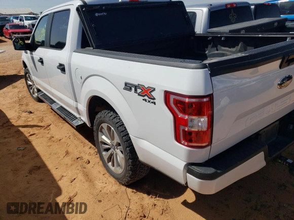 2018 Ford F-150 XL with VIN 1FTEW1E53JKF74547, listed as a Copart auction lot 51710635 with 202,356 mi miles and Clean Title. Bid and sale history available at DreamBid. Image 2.