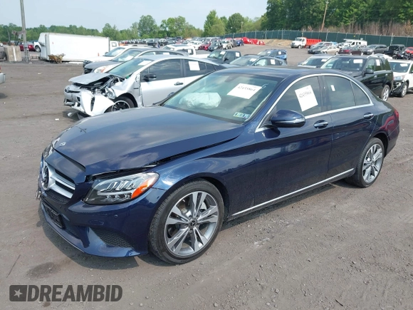 2021 Mercedes-Benz C 300 with VIN W1KWF8DB4MR631537, listed as a IAAI auction lot 42435864 with 11,807 mi miles and . Bid and sale history available at DreamBid. Image 2.