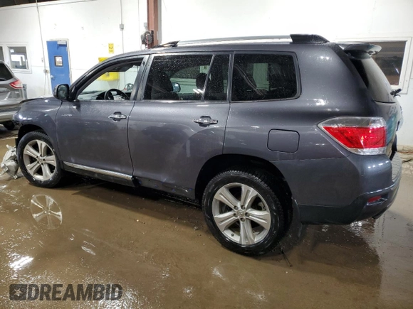 2012 Toyota Highlander Limited with VIN 5TDDK3EH6CS151700, listed as a Copart auction lot 62163965 with 248,662 mi miles and Salvage title. Bid and sale history available at DreamBid. Image 2.
