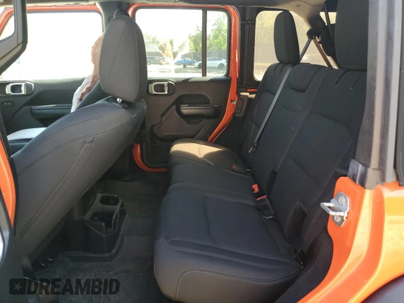 2019 Jeep Wrangler Unlimited Sport S with VIN 1C4HJXDG2KW516005, listed as a Copart auction lot 57330645 with 59,706 mi miles and Salvage title. Bid and sale history available at DreamBid. Image 11.