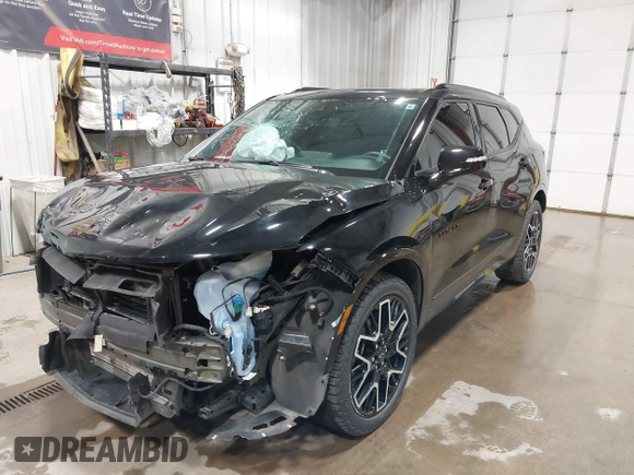 2023 Chevrolet Blazer RS with VIN 3GNKBKRS5PS194182, listed as a IAAI auction lot 42531199 with 24,254 mi miles and . Bid and sale history available at DreamBid. Image 18.