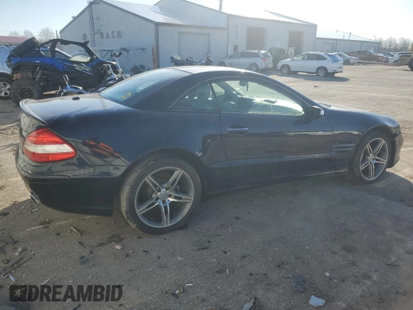 2007 Mercedes-Benz SL 550 with VIN WDBSK71F07F128601, listed as a Copart auction lot 49328185 with Not provided miles and Clean title. Bid and sale history available at DreamBid. Image 3.