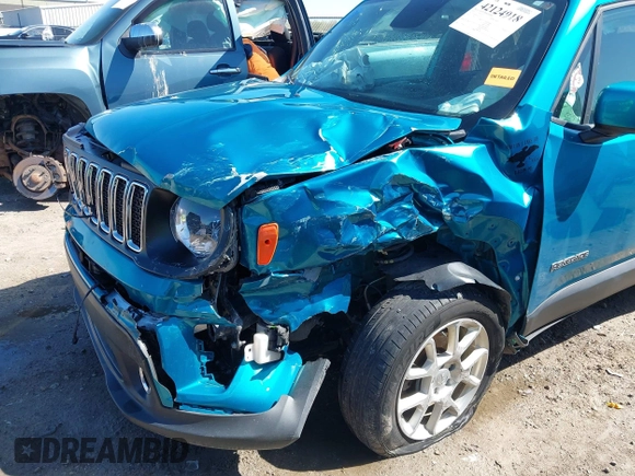 2020 Jeep Renegade Latitude with VIN ZACNJBBB3LPL02553, listed as a IAAI auction lot 42124918 with 72,899 mi miles and . Bid and sale history available at DreamBid. Image 6.