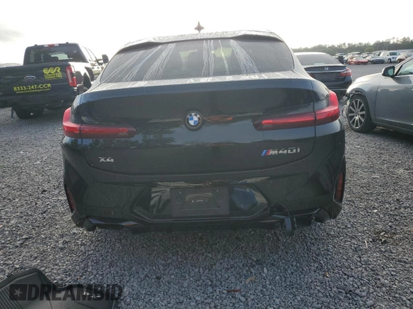 2024 BMW X4 M40i z VIN 5UX43DT00R9V20010, wystawiony jako Copart lot #51654125 z przebiegiem Nie podano mil oraz Nie do naprawy • Non repairable. Historia ofert i sprzedaży dostępna na DreamBid. Obrazek 6.