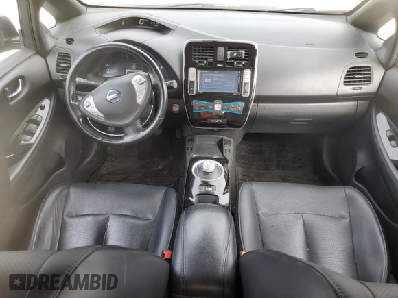 2013 Nissan LEAF SL with VIN 1N4AZ0CP8DC403026, listed as a Copart auction lot 52193775 with 34,712 mi miles and Clean Title. Bid and sale history available at DreamBid. Image 8.