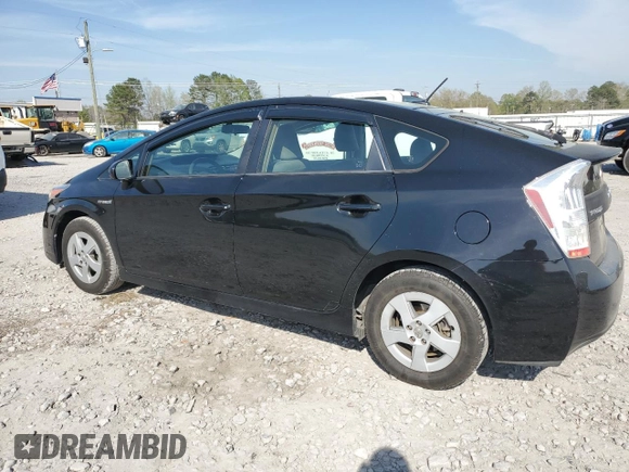 2010 Toyota Prius II with VIN JTDKN3DU5A0009769, listed as a Copart auction lot 50952185 with 210,723 mi miles and Clean Title. Bid and sale history available at carsss.com. Image 2.