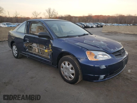 2003 Honda Civic LX with VIN 1HGEM21573L082328, listed as a Copart auction lot 79335624 with 128,905 mi miles and Salvage Title. Bid and sale history available at DreamBid. Image 4.