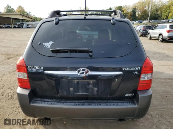 2008 Hyundai Tucson SE with VIN KM8JN72D08U897884, listed as a Copart auction lot 73511044 with 149,987 mi miles and Salvage Title. Bid and sale history available at carsss.com. Image 6.