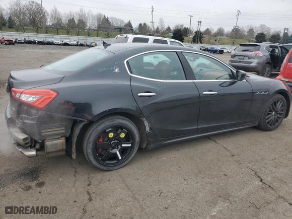 2014 Maserati Ghibli S Q4 with VIN ZAM57RTA3E1089652, listed as a Copart auction lot 42714205 with 89,346 mi miles and Salvage Title. Bid and sale history available at carsss.com. Image 3.