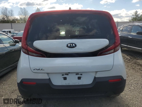 2020 Kia Soul LX with VIN KNDJ23AU2L7726178, listed as a Copart auction lot 45245455 with 71,811 mi miles and Salvage Title. Bid and sale history available at carsss.com. Image 6.