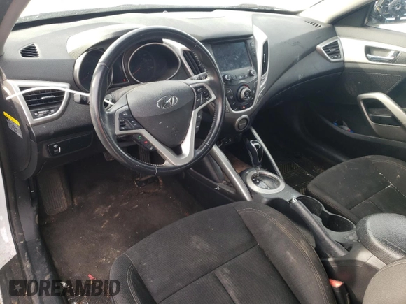 2017 Hyundai Veloster with VIN KMHTC6AD8HU310860, listed as a Copart auction lot 42170923 with 97,009 mi miles. Bid and sale history available at carsss.com. Image 8.