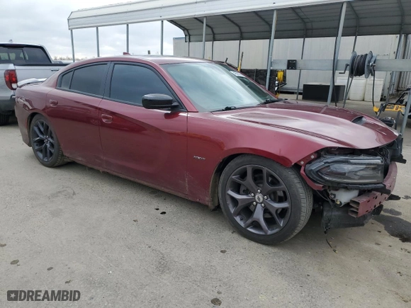 2019 Dodge Charger R/T with VIN 2C3CDXCT8KH652755, listed as a Copart auction lot 46363375 with 66,104 mi miles and Salvage Title. Bid and sale history available at carsss.com. Image 4.
