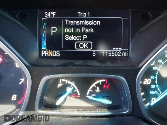2014 Ford Escape Titanium with VIN 1FMCU9J94EUC50534, listed as a IAAI auction lot 41040341 with 115,502 mi miles. Bid and sale history available at carsss.com. Image 14.