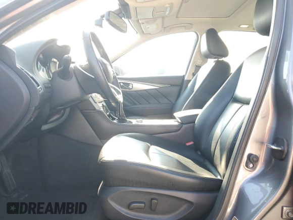 2021 Infiniti Q50 Luxe with VIN JN1EV7BR3MM752434, listed as a Copart auction lot 61428725 with 37,533 mi miles and Salvage title. Bid and sale history available at DreamBid. Image 7.
