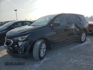 2021 Chevrolet Equinox LS with VIN 3GNAXFEVXMS131093, listed as a Copart auction lot 83239014 with 103,804 mi miles and Salvage title. Bid and sale history available at DreamBid. Image 1.