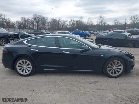 2017 Tesla Model S 60 with VIN 5YJSA1E12HF189972, listed as a IAAI auction lot 41578104 with NaN miles. Bid and sale history available at carsss.com. Image 13.