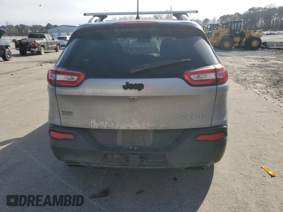 2018 Jeep Cherokee Limited with VIN 1C4PJLDXXJD558601, listed as a Copart auction lot 45552205 with 151,664 mi miles and Salvage title. Bid and sale history available at DreamBid. Image 6.