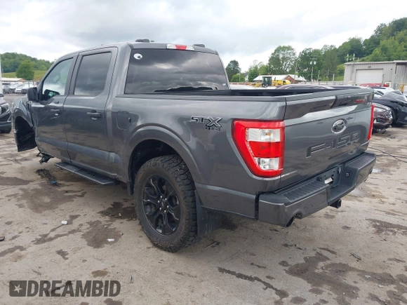 2023 Ford F-150 XL with VIN 1FTFW1E58PFA85521, listed as a IAAI auction lot 42334349 with 39,356 mi miles and . Bid and sale history available at DreamBid. Image 3.