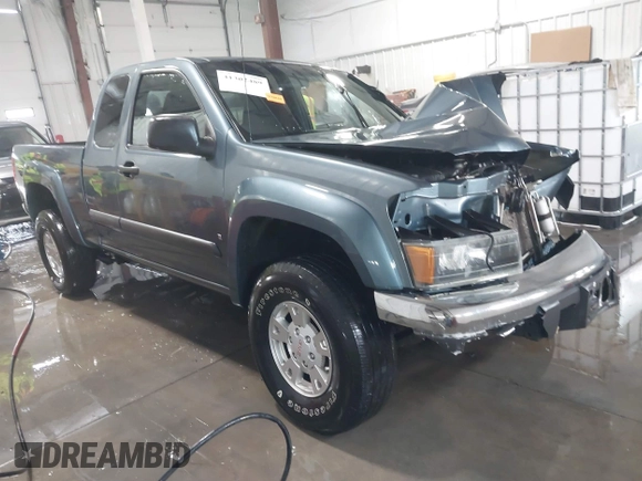 2007 GMC Canyon Work Truck with VIN 1GTDT19E678171361, listed as a IAAI auction lot 41302489 with 145,873 mi miles. Bid and sale history available at carsss.com. Image 1.