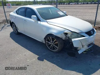 2008 Lexus IS 250 with VIN JTHBK262785083348, listed as a IAAI auction lot 42055461 with Not Provided miles. Bid and sale history available at carsss.com. Image 1.
