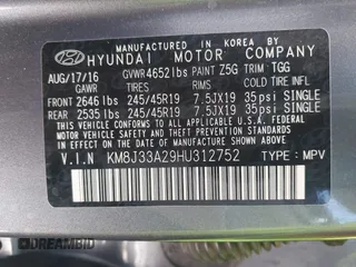 2017 Hyundai Tucson Value with VIN KM8J33A29HU312752, listed as a IAAI auction lot 42575164 with 76,297 mi miles and . Bid and sale history available at DreamBid. Image 9.