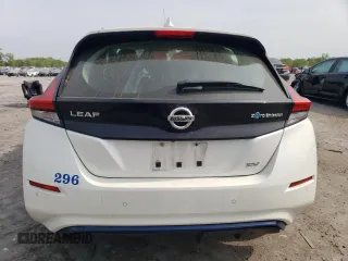 2022 Nissan LEAF SV with VIN 1N4AZ1CV1NC563433, listed as a Copart auction lot 54656955 with 10,604 mi miles and Salvage Title. Bid and sale history available at DreamBid. Image 6.