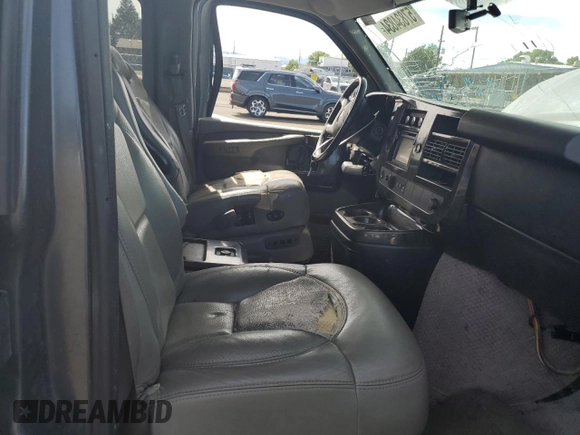 2014 GMC Savana Cargo Van Upfitter with VIN 1GDS8DC48E1157389, listed as a Copart auction lot 57834834 with 0 mi miles and Salvage Title. Bid and sale history available at carsss.com. Image 7.