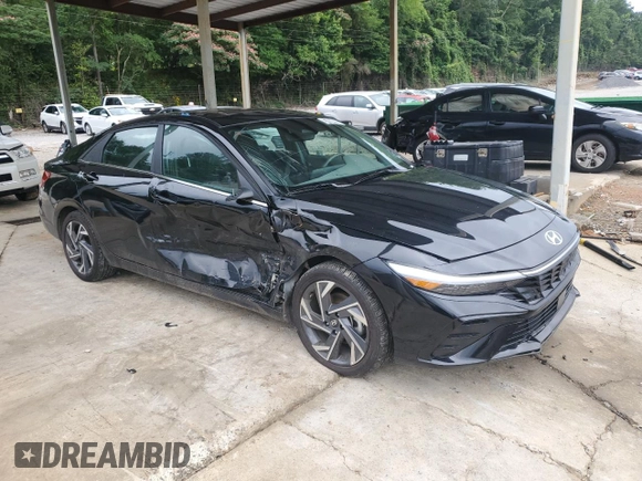 2024 Hyundai Elantra SEL with VIN KMHLS4DG3RU835436, listed as a Copart auction lot 57884035 with 10,333 mi miles and Clean title. Bid and sale history available at DreamBid. Image 4.