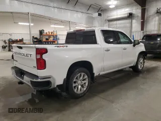 2021 Chevrolet Silverado 1500 LTZ with VIN 3GCUYGET2MG135004, listed as a Copart auction lot 50825955 with 53,594 mi miles and Salvage Title. Bid and sale history available at DreamBid. Image 3.