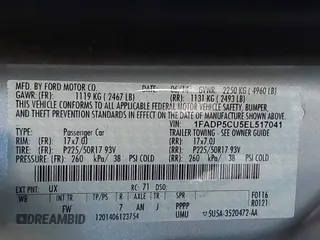 2014 Ford C-Max SEL with VIN 1FADP5CU5EL517041, listed as a IAAI auction lot 41957625 with 78,309 mi miles. Bid and sale history available at carsss.com. Image 9.