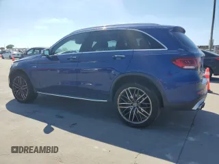 2020 Mercedes-Benz GLC with VIN WDC0G6EB7LF727642, listed as a Copart auction lot 73392554 with 31,585 mi miles and Salvage Title. Bid and sale history available at carsss.com. Image 2.