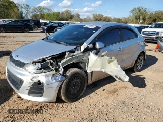 2016 Kia Rio LX with VIN KNADM5A34G6666911, listed as a Copart auction lot 50010045 with 75,479 mi miles and Salvage Title. Bid and sale history available at DreamBid. Image 1.