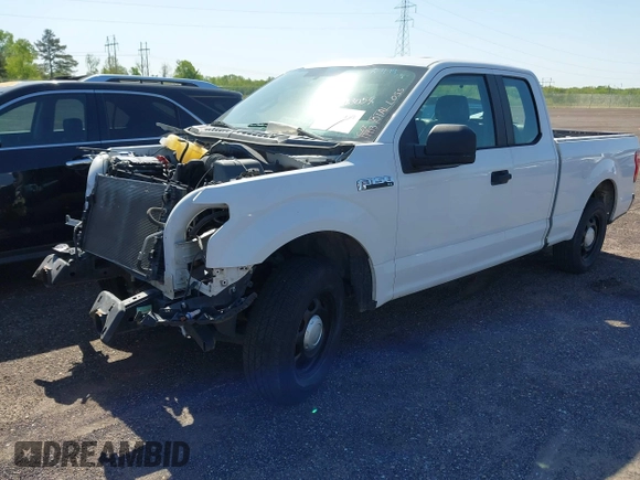 2017 Ford F-150 XL with VIN 1FTEX1C82HKD56460, listed as a IAAI auction lot 41863054 with 203,276 mi miles. Bid and sale history available at carsss.com. Image 17.