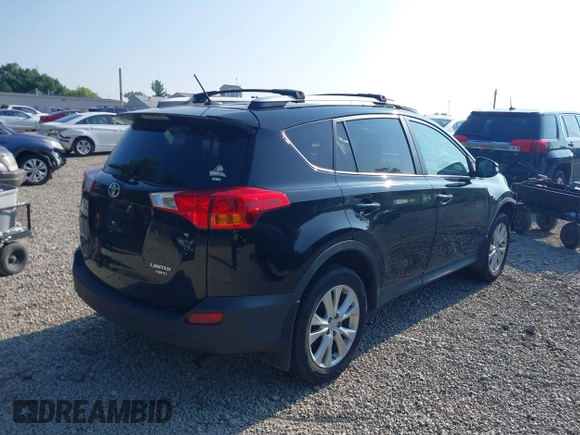 2014 Toyota RAV4 Limited with VIN 2T3DFREV5EW187988, listed as a IAAI auction lot 42694259 with 124,859 mi miles and . Bid and sale history available at DreamBid. Image 4.