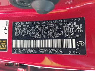 2017 Toyota Prius Plus with VIN JTDKARFP1H3058059, listed as a IAAI auction lot 42174248 with 204,735 mi miles and . Bid and sale history available at DreamBid. Image 9.