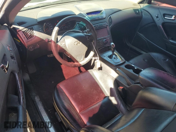 2011 Hyundai Genesis Coupe Grand Touring with VIN KMHHU6KH7BU043433, listed as a Copart auction lot 49282295 with 81,469 mi miles and Salvage title. Bid and sale history available at DreamBid. Image 8.