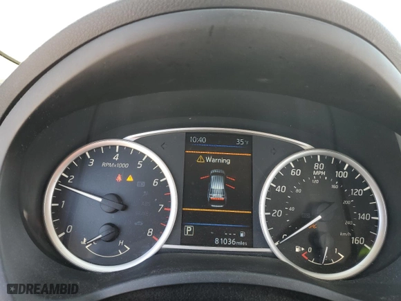 2019 Nissan Sentra S with VIN 3N1AB7AP7KY267375, listed as a Copart auction lot 46686645 with 81,036 mi miles and Salvage Title. Bid and sale history available at carsss.com. Image 9.