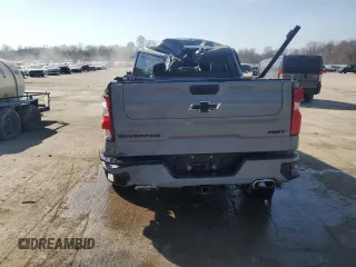 2024 Chevrolet Silverado 1500 RST with VIN 2GCUDEEDXR1247199, listed as a Copart auction lot 48608675 with 10,798 mi miles and Salvage Title. Bid and sale history available at carsss.com. Image 6.