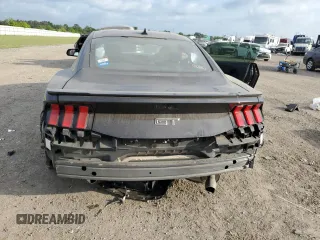 2024 Ford Mustang GT with VIN 1FA6P8CF2R5412592, listed as a Copart auction lot 53701845 with 6,263 mi miles and Salvage Title. Bid and sale history available at DreamBid. Image 6.