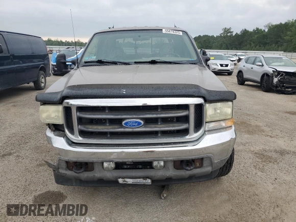 2002 Ford F-250 XL with VIN 1FTNW21F72ED60827, listed as a Copart auction lot 55678325 with 372,717 mi miles and Clean title. Bid and sale history available at DreamBid. Image 5.