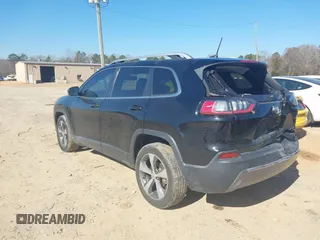 2020 Jeep Cherokee Limited with VIN 1C4PJLDB4LD568404, listed as a IAAI auction lot 41627191 with 91,799 mi miles. Bid and sale history available at carsss.com. Image 3.